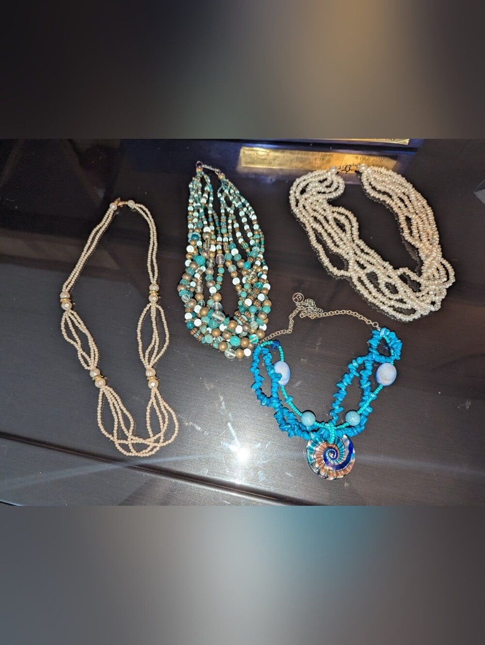 Ocean Fairy Auqamarine Vibe Vintage Costume Jewelery Lot